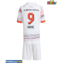 Bayern Munich Harry Kane #9 Auswärts Trikotsatz Kinder 2025-26 Kurzarm (+ Kurze Hosen)